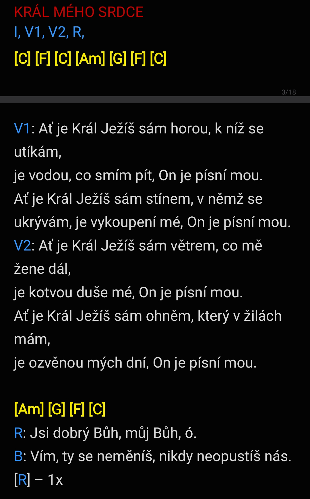 Poznámky itineráře 5